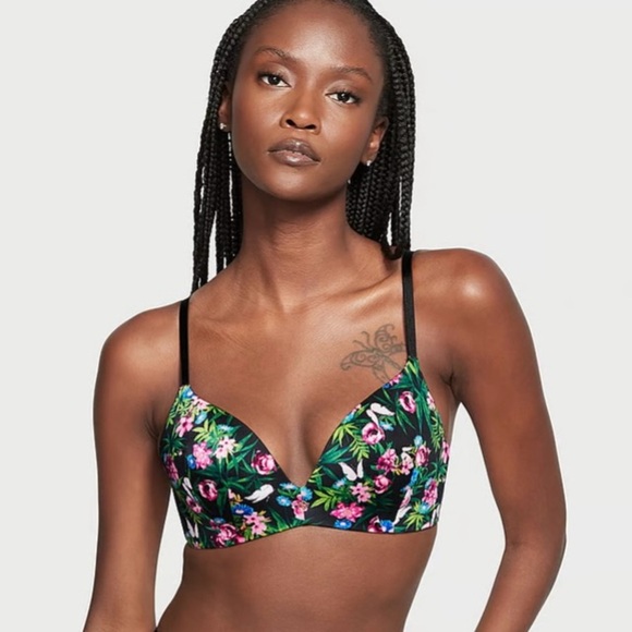 Victoria’s Secret So Obsessed Smooth Wireless Push-Up Bra Size 36DD - Picture 3 of 12